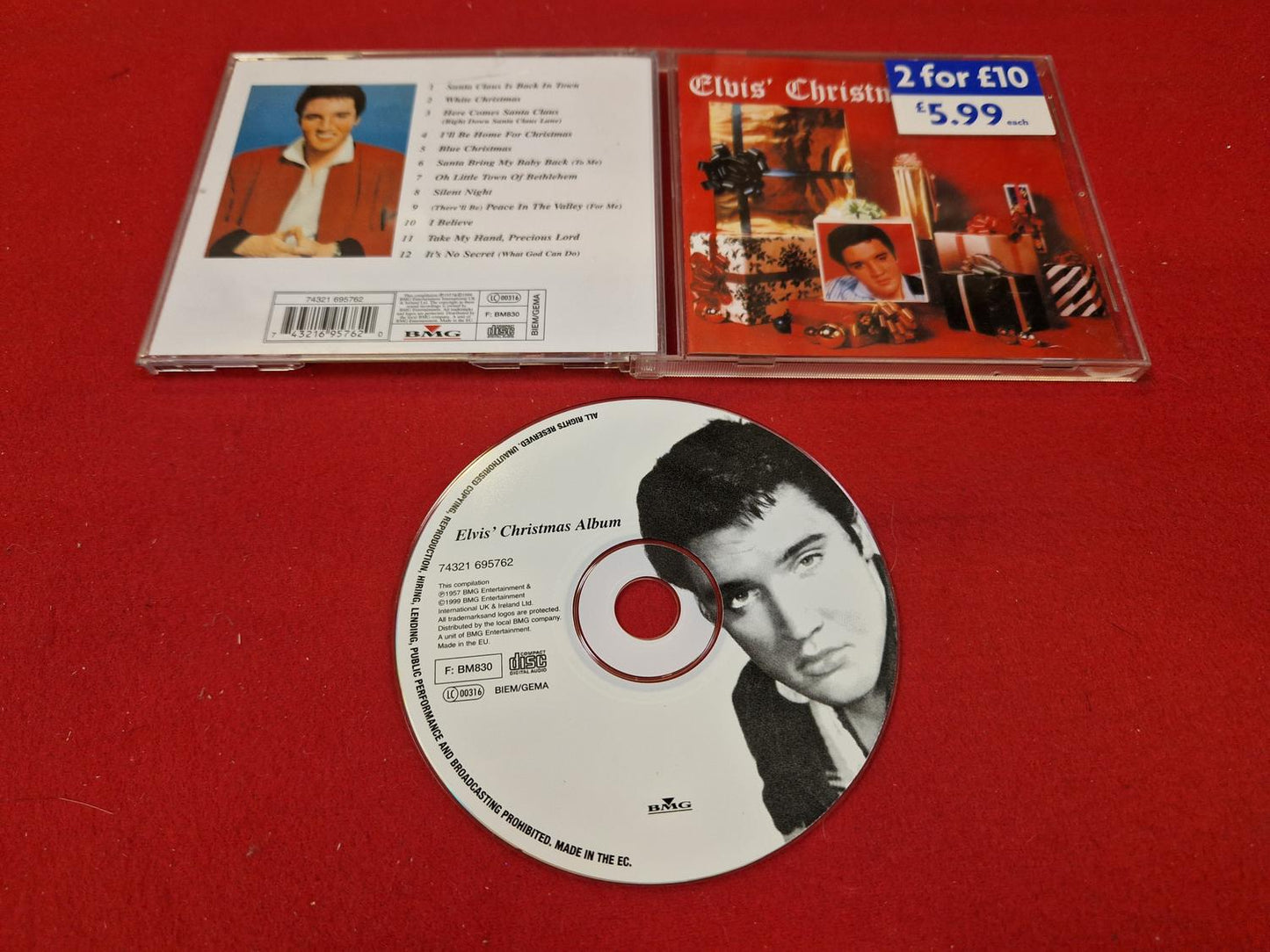 ELVIS PRESLEY ELVIS' CHRISTMAS ALBUM till CD