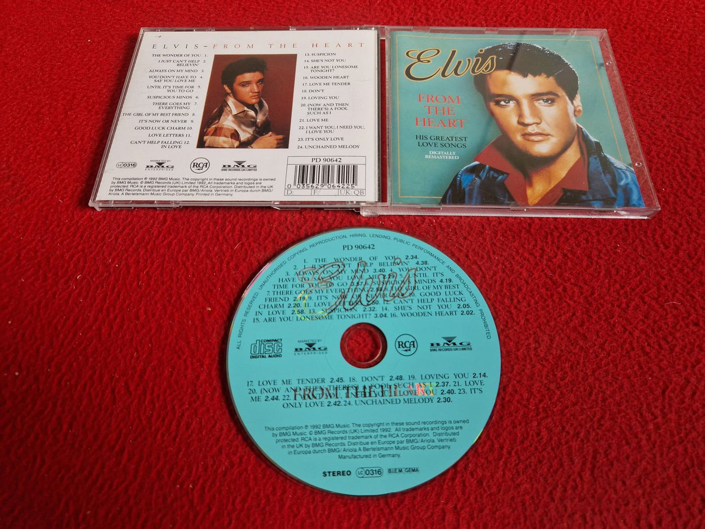 ELVIS PRESLEY FROM THE HEART CD