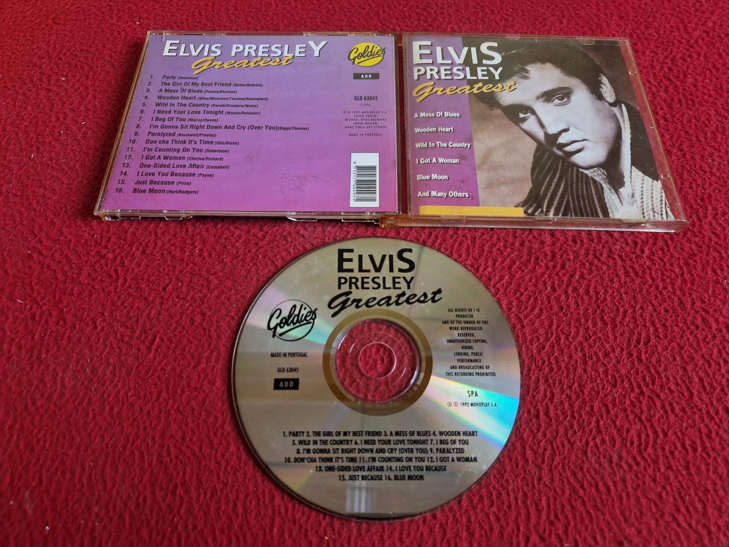 ELVIS PRESLEY GREATEST CD