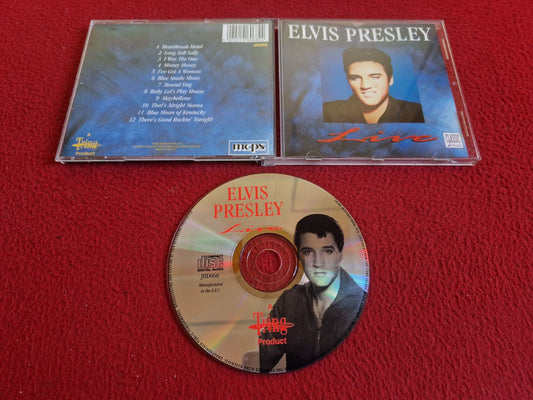 ELVIS PRESLEY LIVE CD