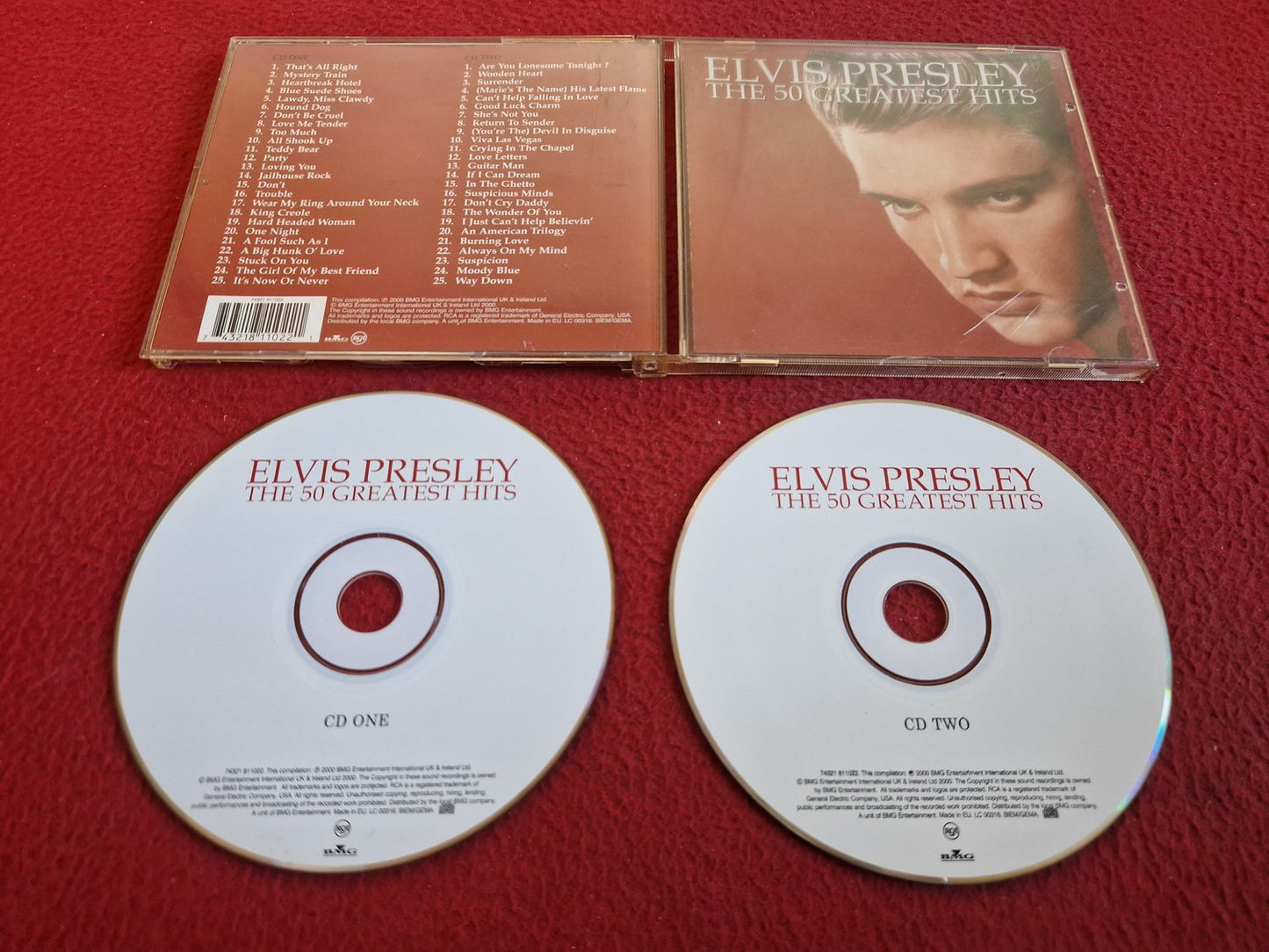 ELVIS PRESLEY THE 50 GREATEST HITS CD