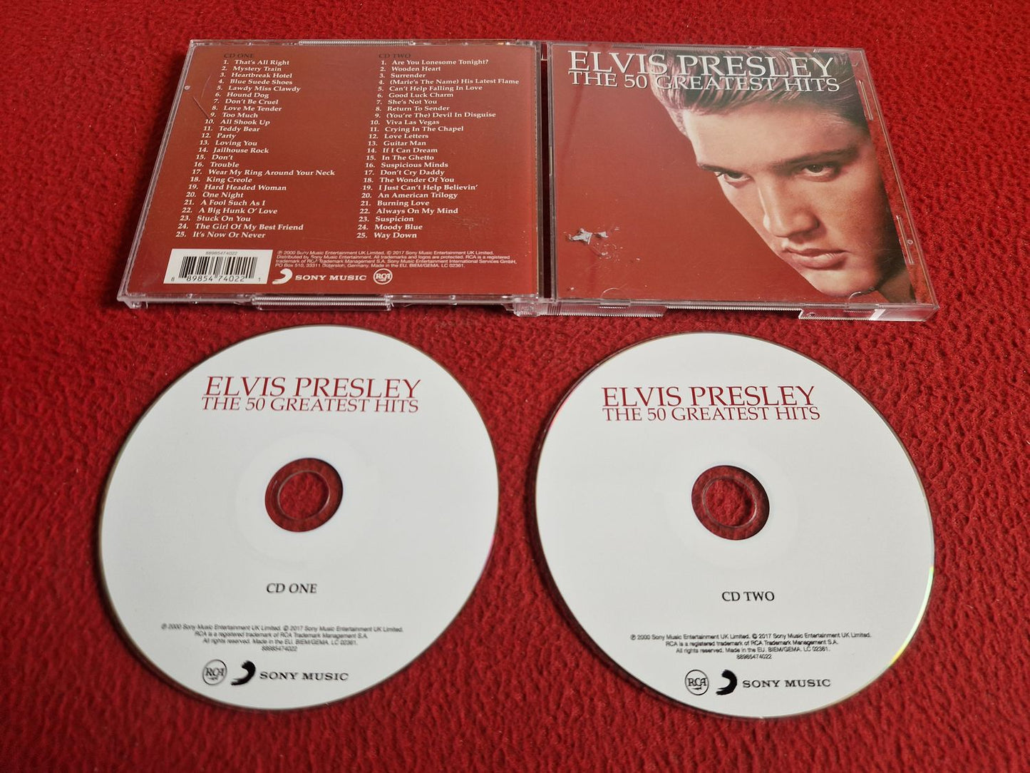 ELVIS PRESLEY THE 50 GREATEST HITS CD