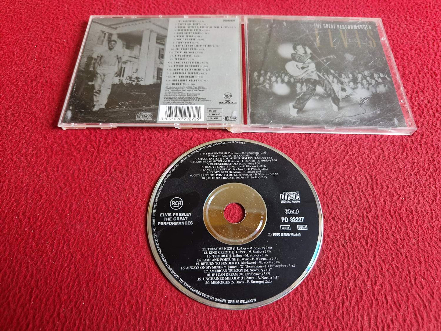 ELVIS PRESLEY THE GREAT PERFORMANCES CD