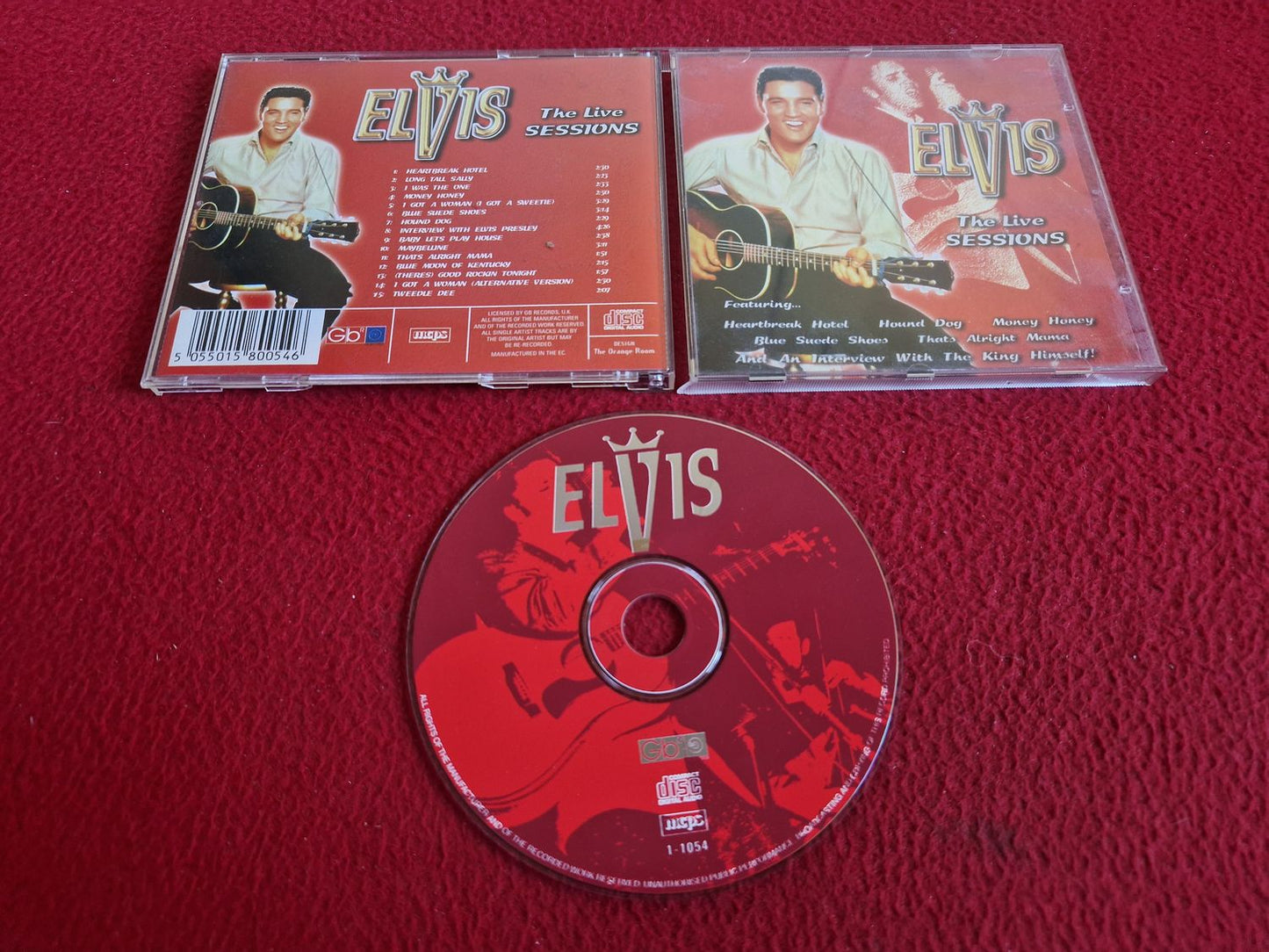 ELVIS THE LIVE SESSIONS CD