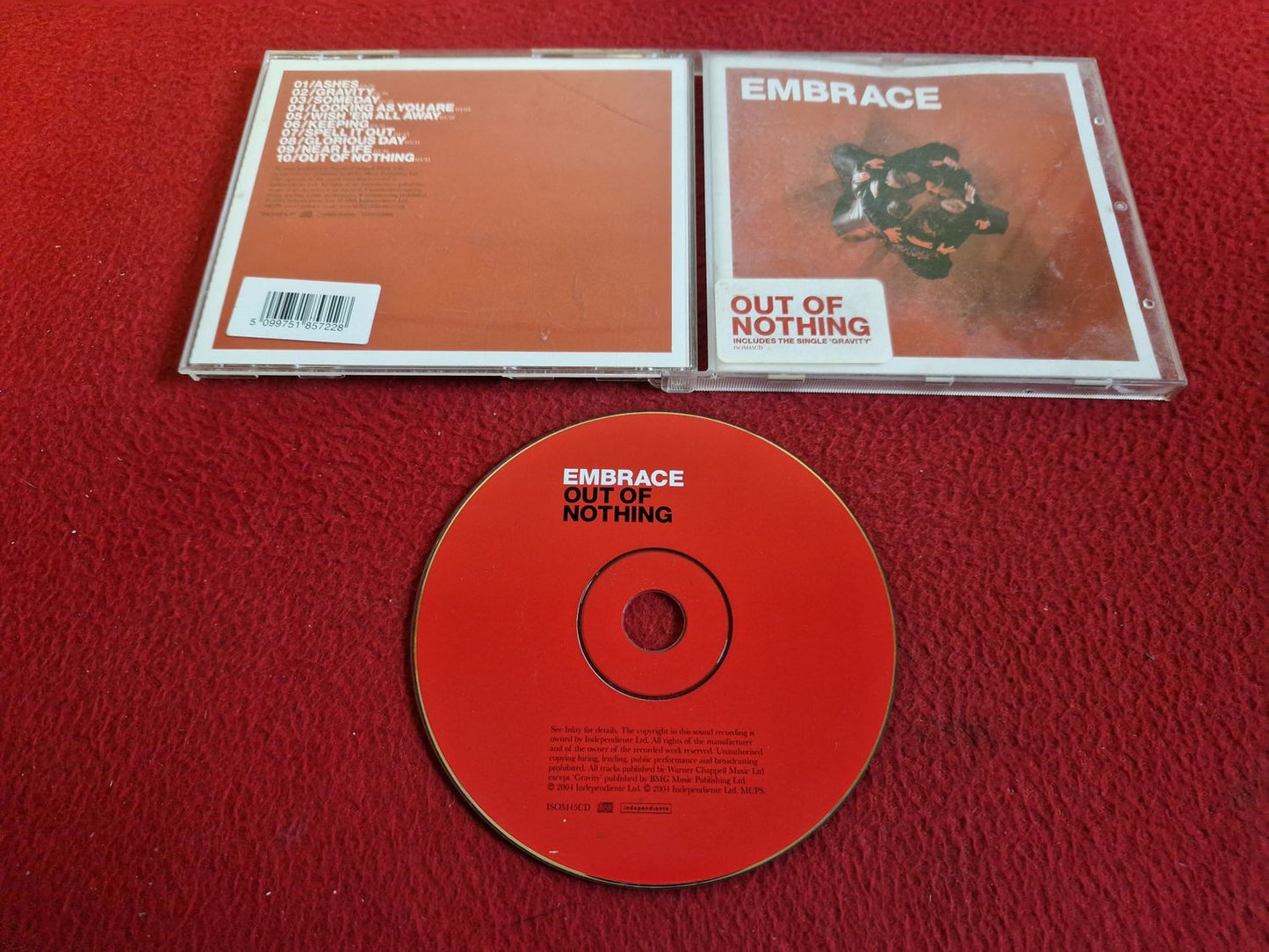 EMBRACE OUT OF NOTHING CD