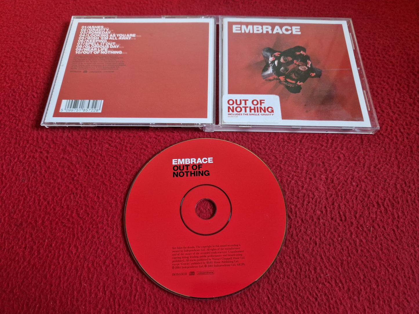 EMBRACE OUT OF NOTHING CD