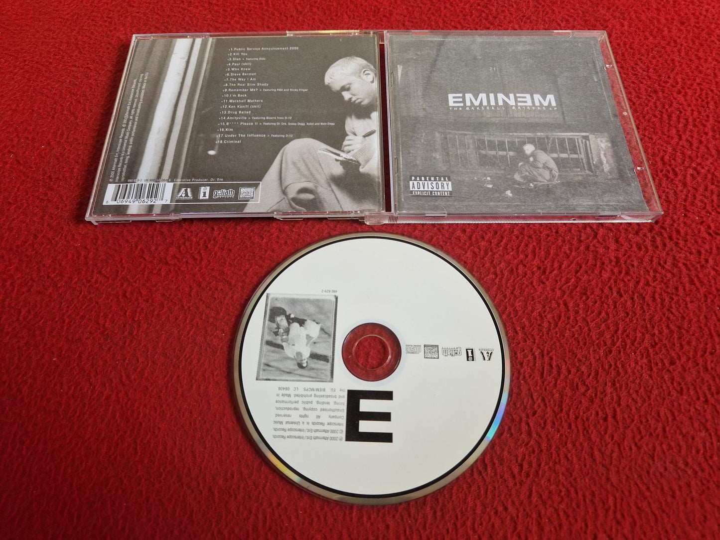 EMINEM THE MARSHALL MATHERS LP CD