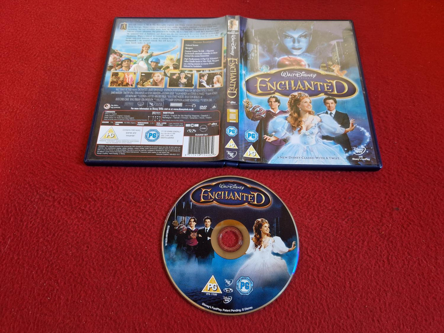 ENCHANTED DVD