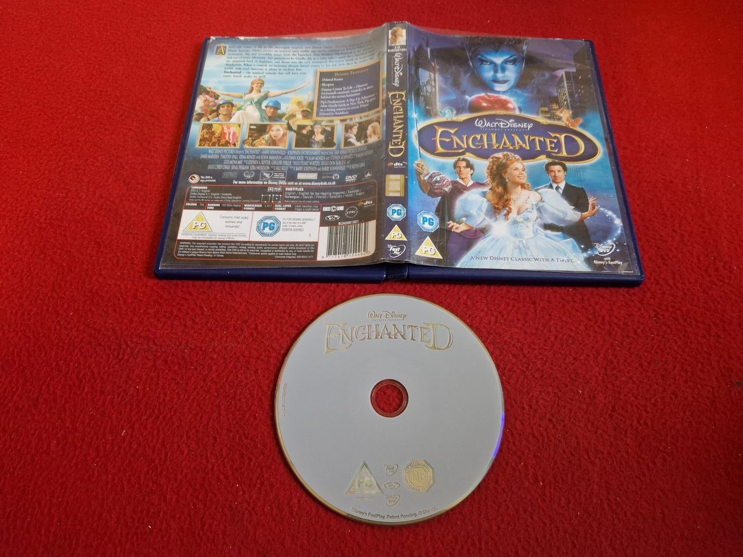 ENCHANTED DVD
