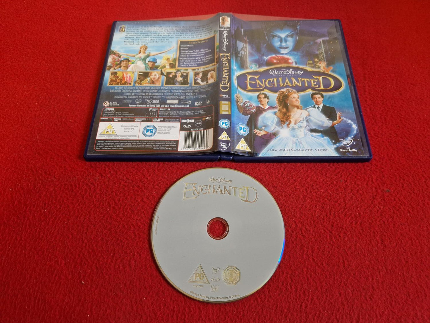 ENCHANTED DVD