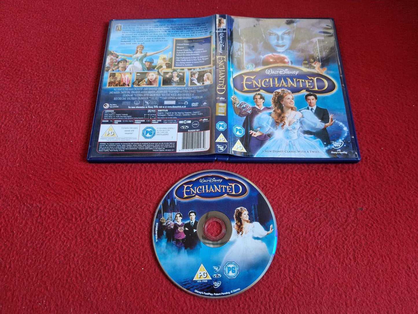 ENCHANTED DVD