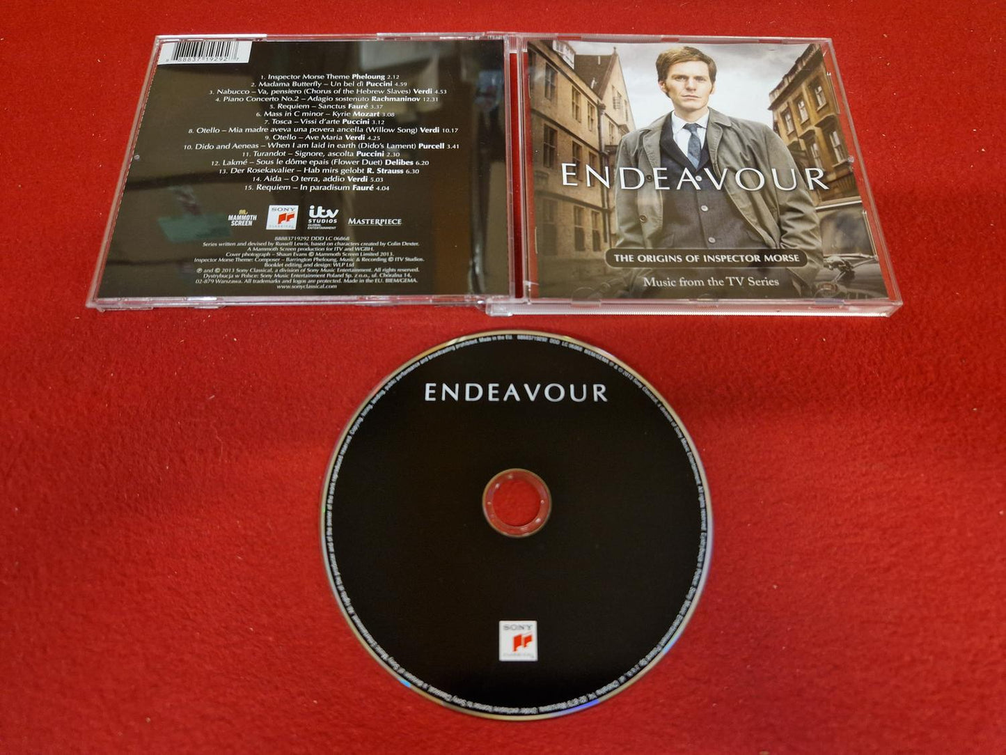 ENDEAVOUR THE ORIGINS OF INSPECTOR MORSE till CD