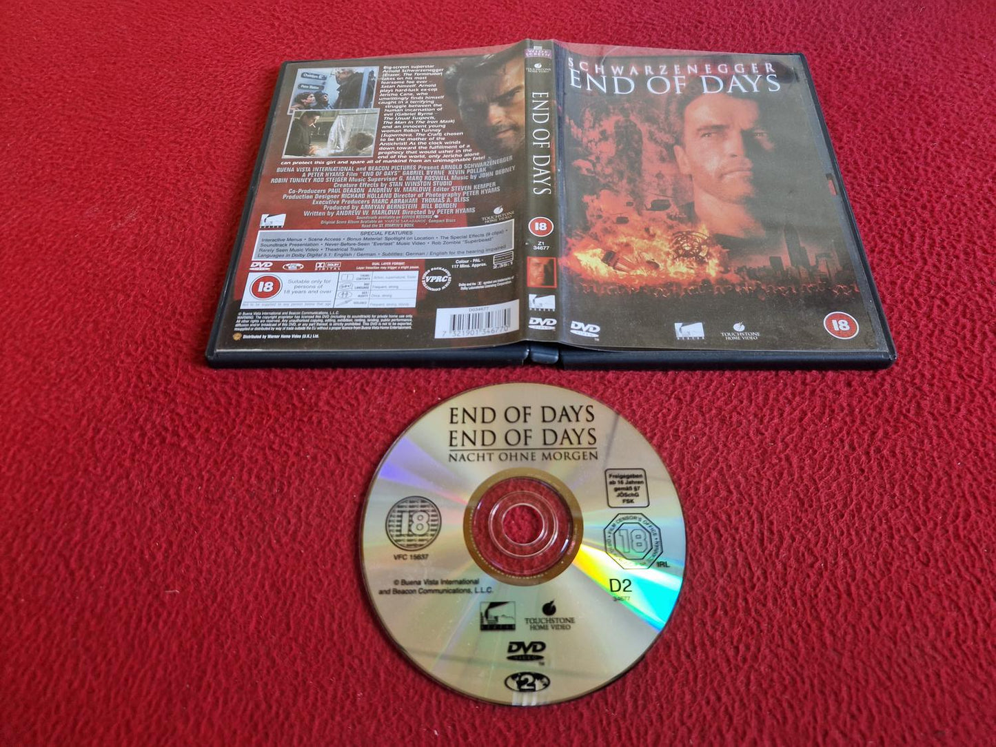END OF DAYS DVD