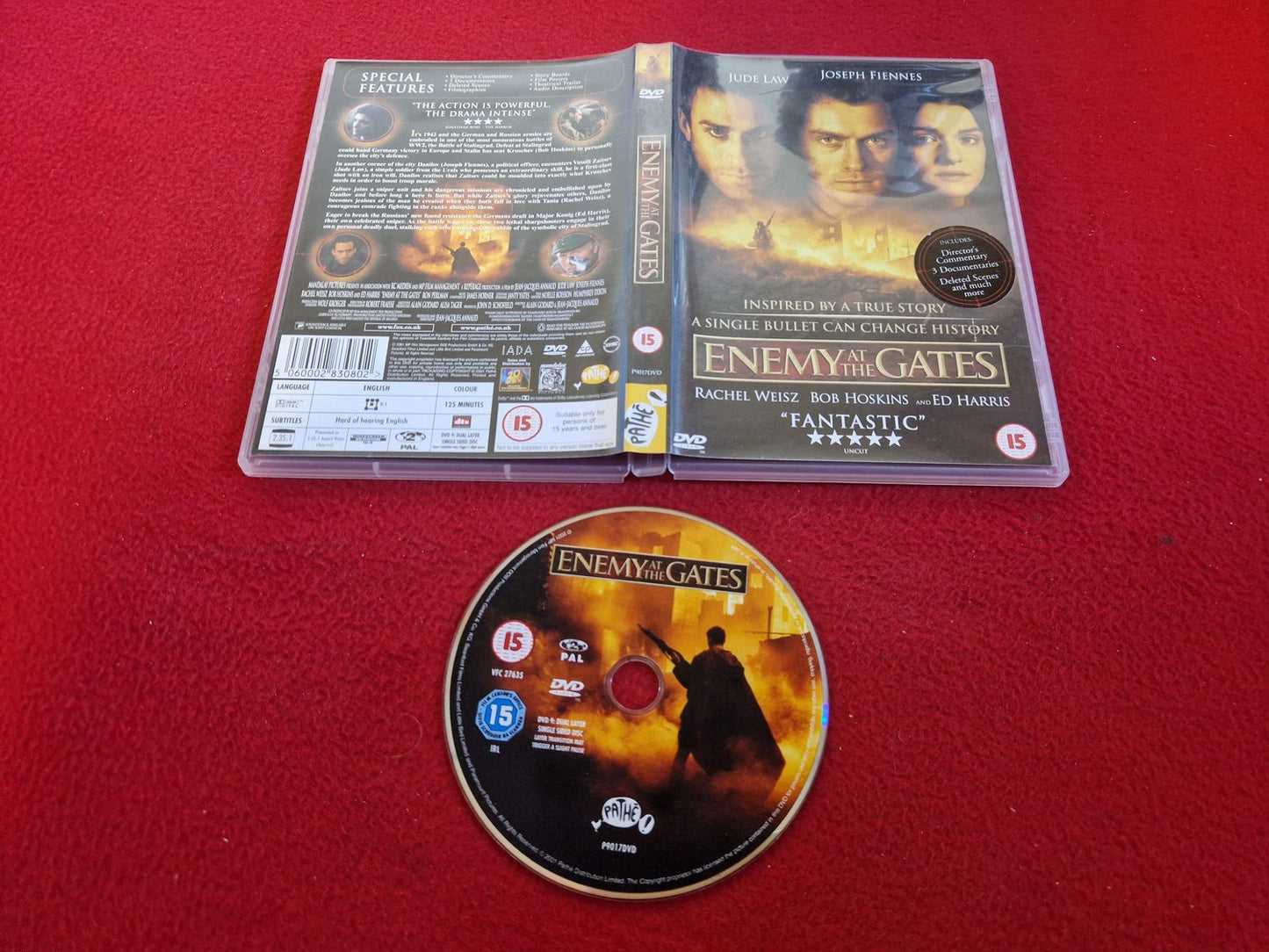 ENEMY AT THE GATES DVD