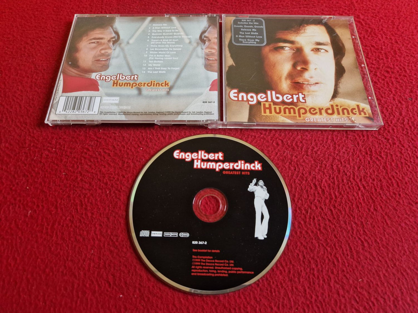 ENGELBERT HUMPERDINCK GREATEST HITS CD