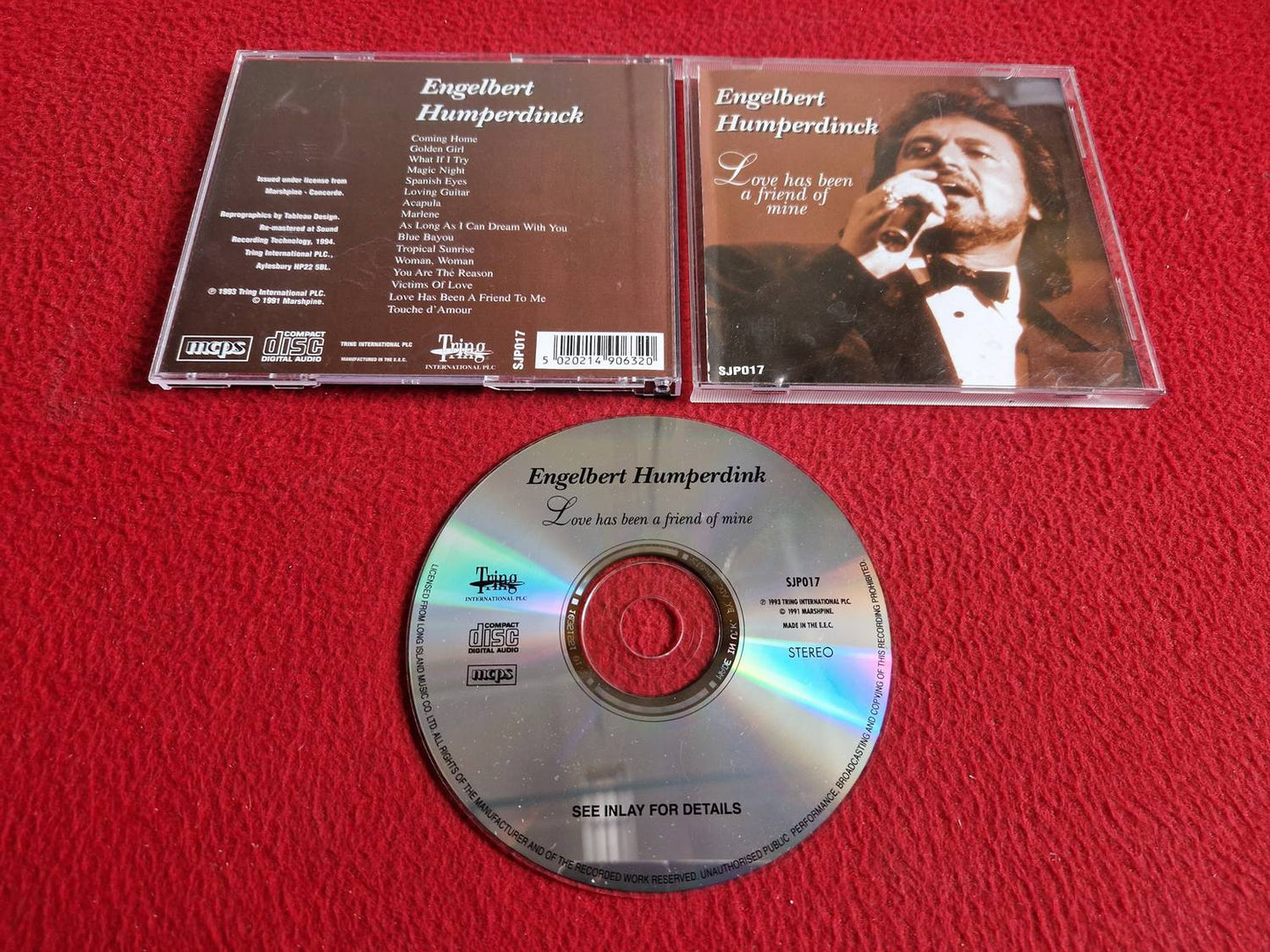 ENGELBERT HUMPERDINCK LOVE HAS BEEN A FRIEND OF MINE CD