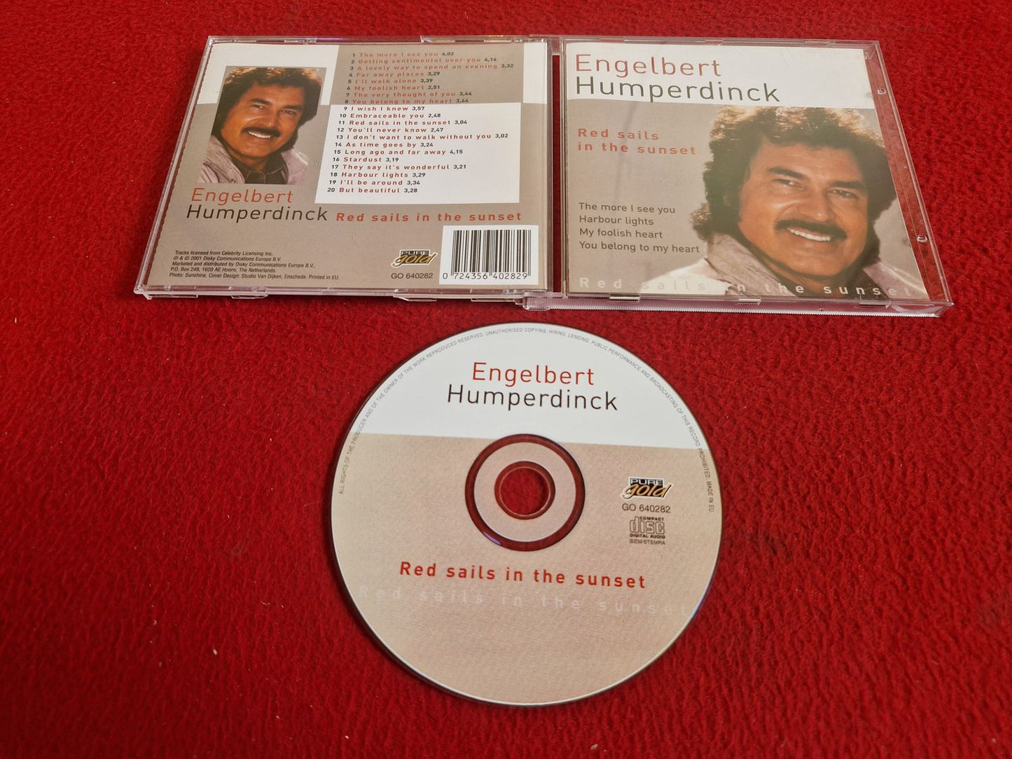 ENGELBERT HUMPERDINCK RED SAILS IN THE SUNSET CD