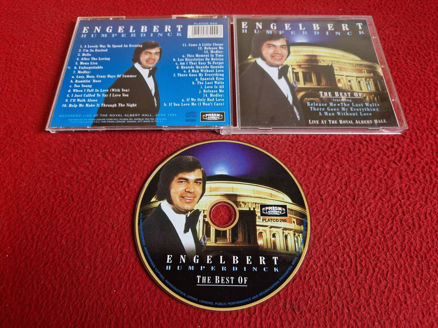 ENGELBERT HUMPERDINCK THE BEST OF LIVE AT THE ROYAL ALBERT HALL CD