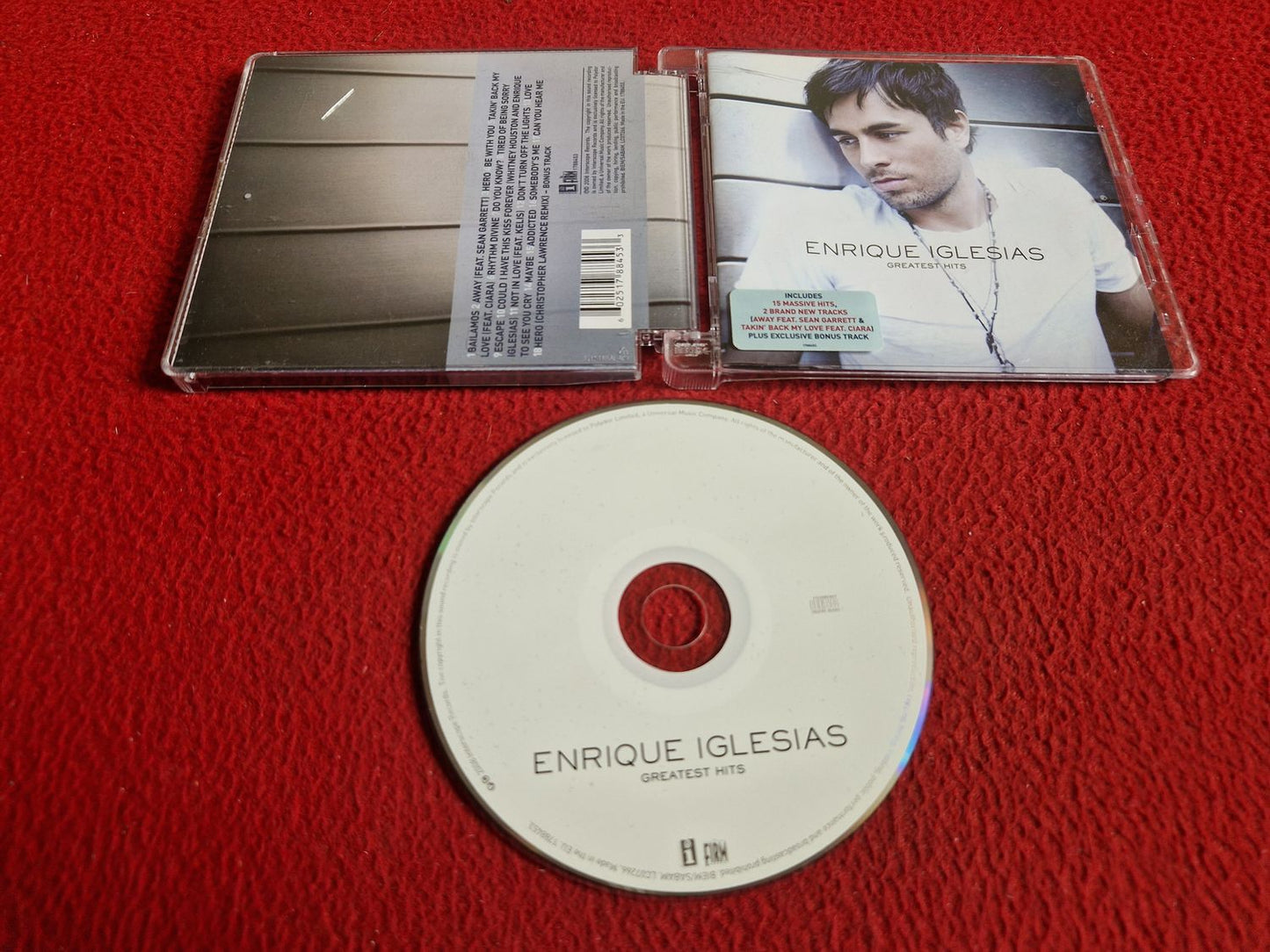 ENRIQUE IGLESIAS GREATEST HITS CD