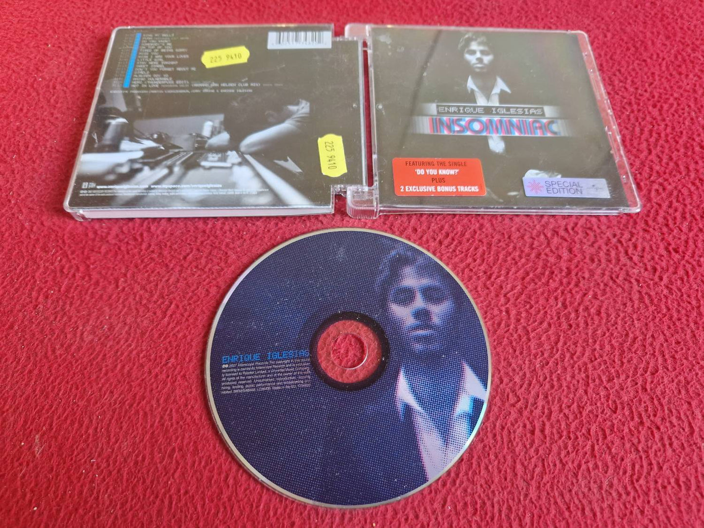 ENRIQUE IGLESIAS INSOMNIAC CD