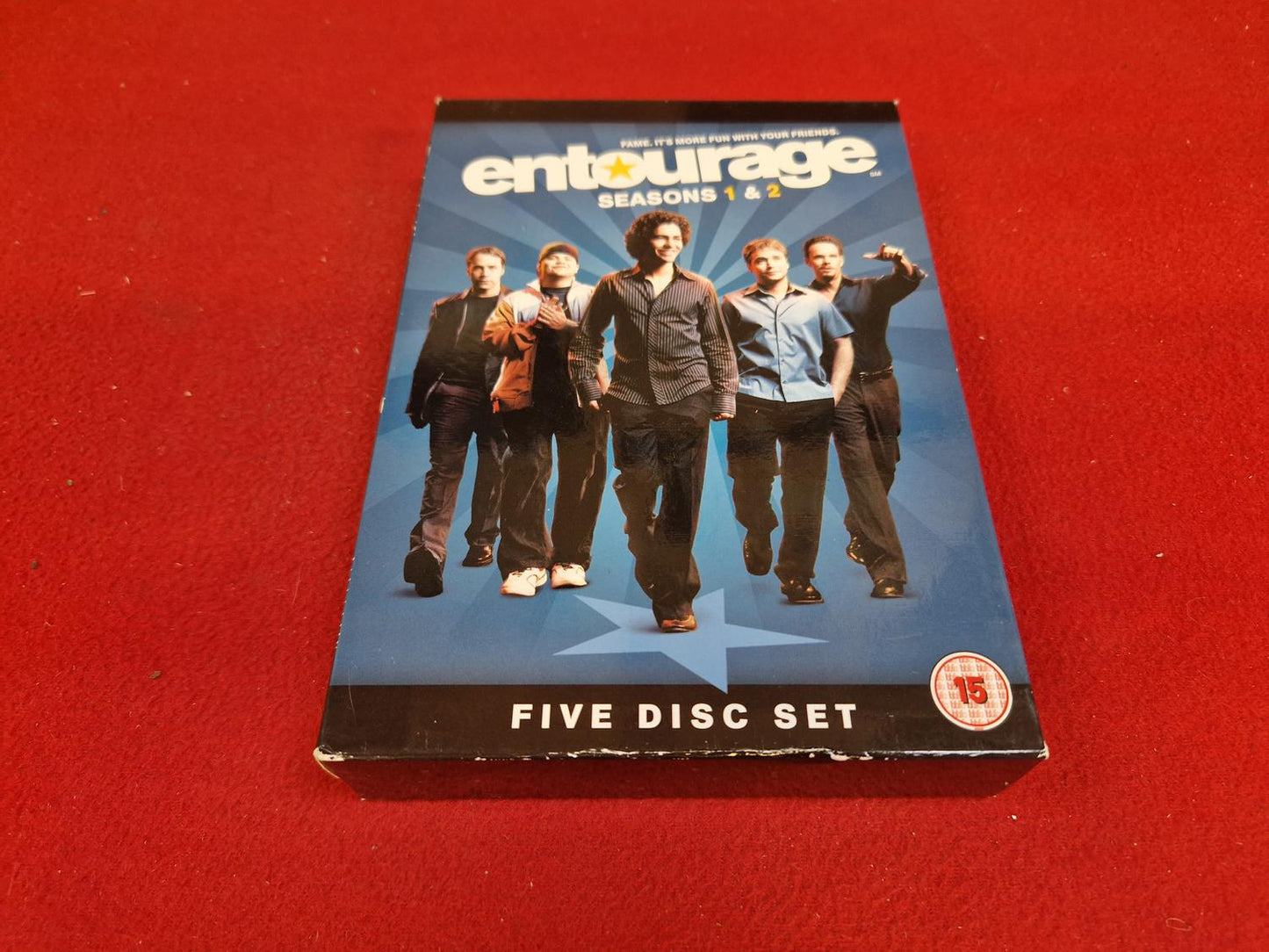 ENTOURAGE SEASONS 1 & 2 BOX till DVD