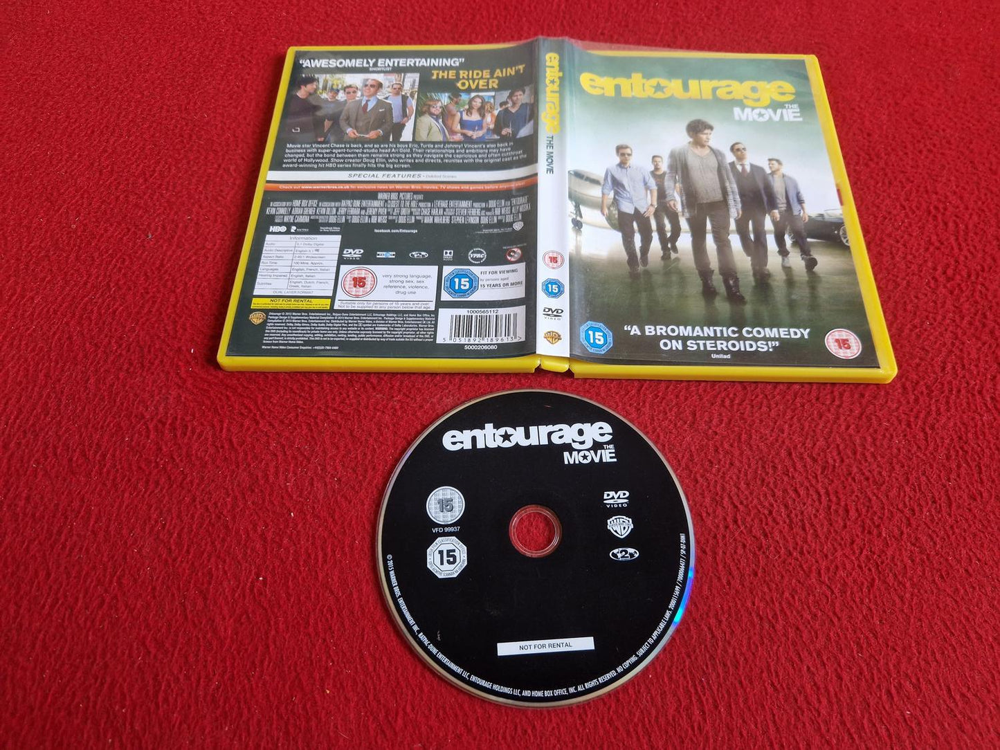 ENTOURAGE THE MOVIE DVD