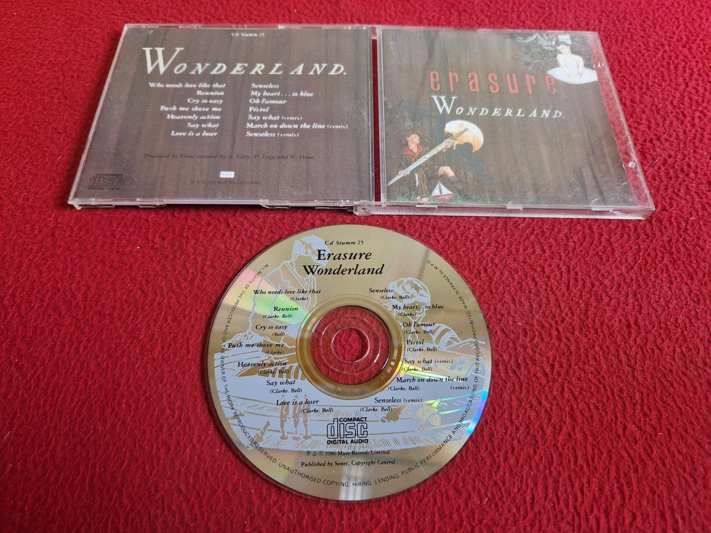 ERASURE WONDERLAND CD