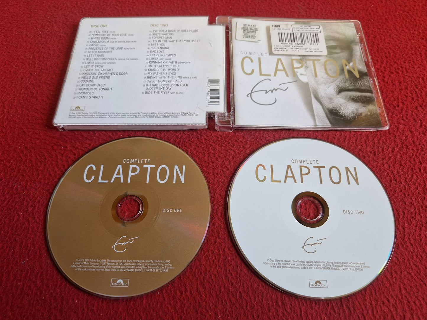 ERIC CLAPTON COMPLETE CLAPTON CD