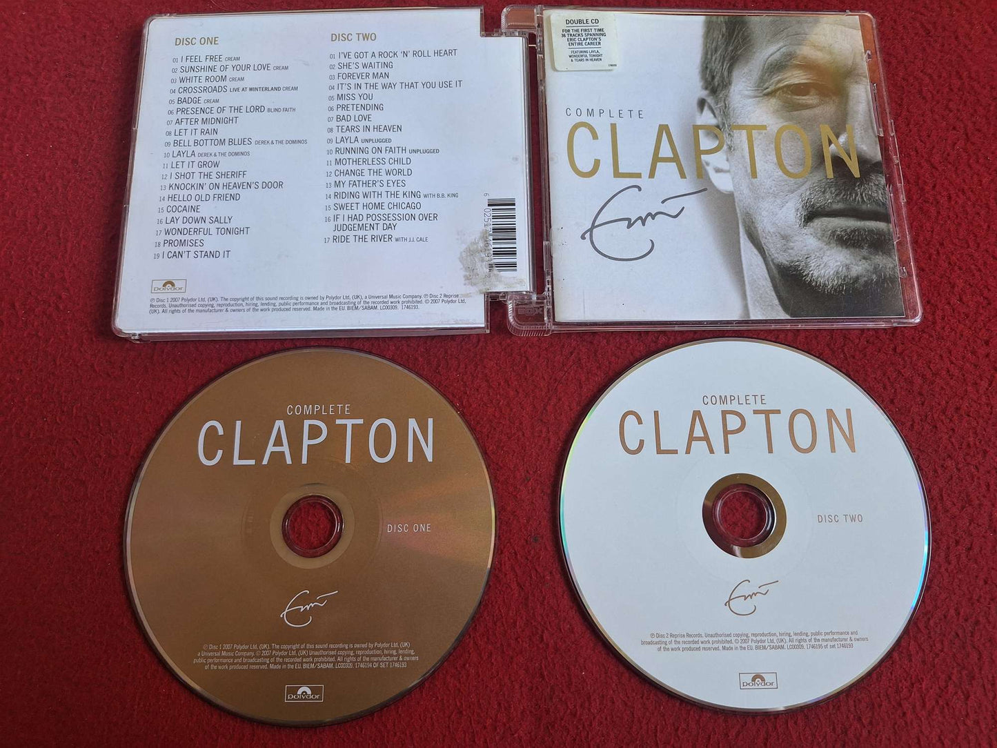ERIC CLAPTON COMPLETE CLAPTON CD