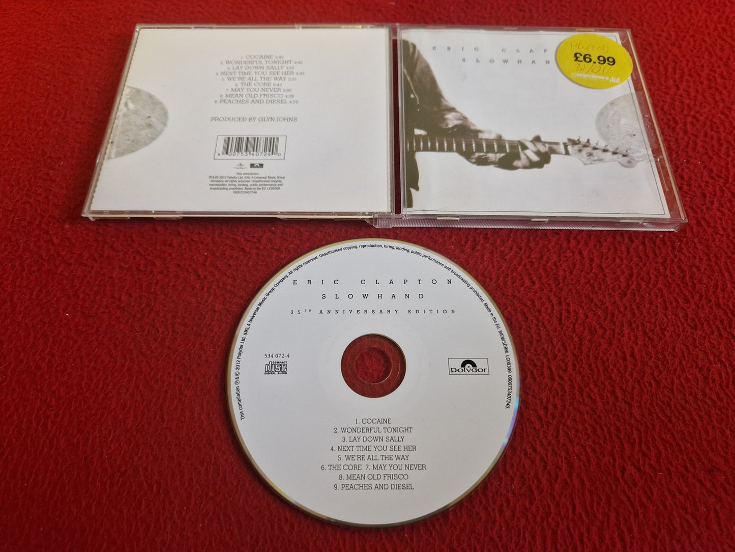 ERIC CLAPTON SLOWHAND 35TH ANNIVERSARY EDITION CD