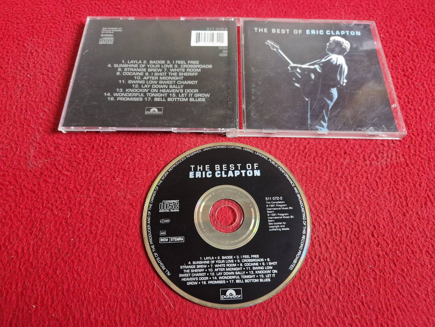 ERIC CLAPTON THE BEST OF CD