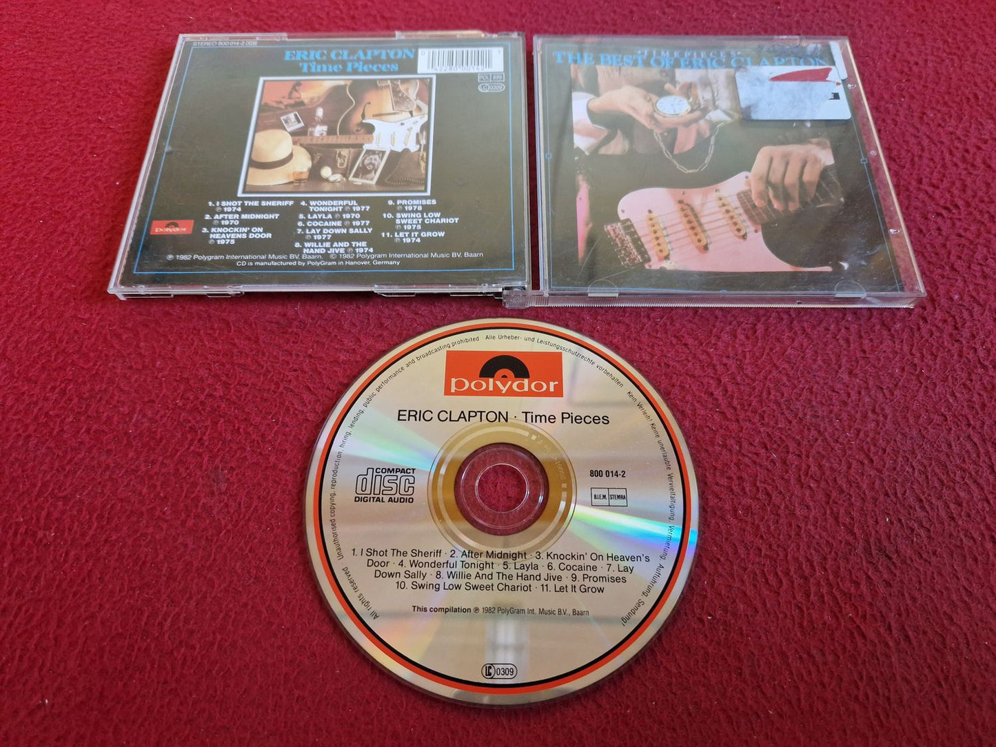 ERIC CLAPTON TIME PIECES CD