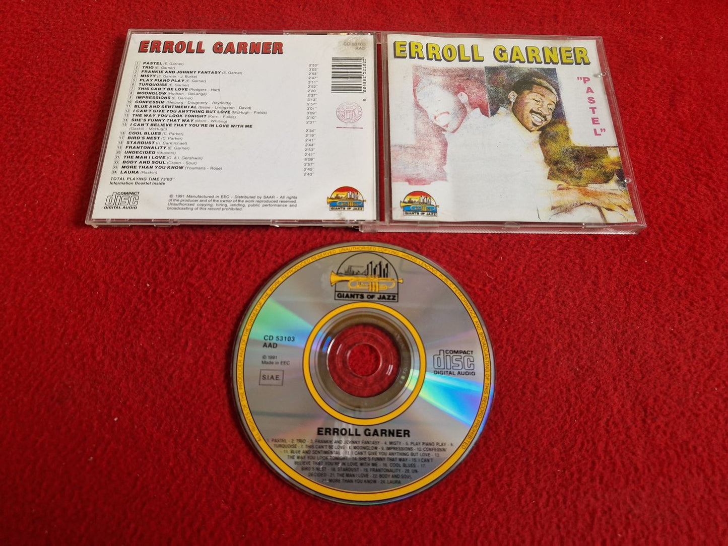 ERROL GARNER PASTEL till CD