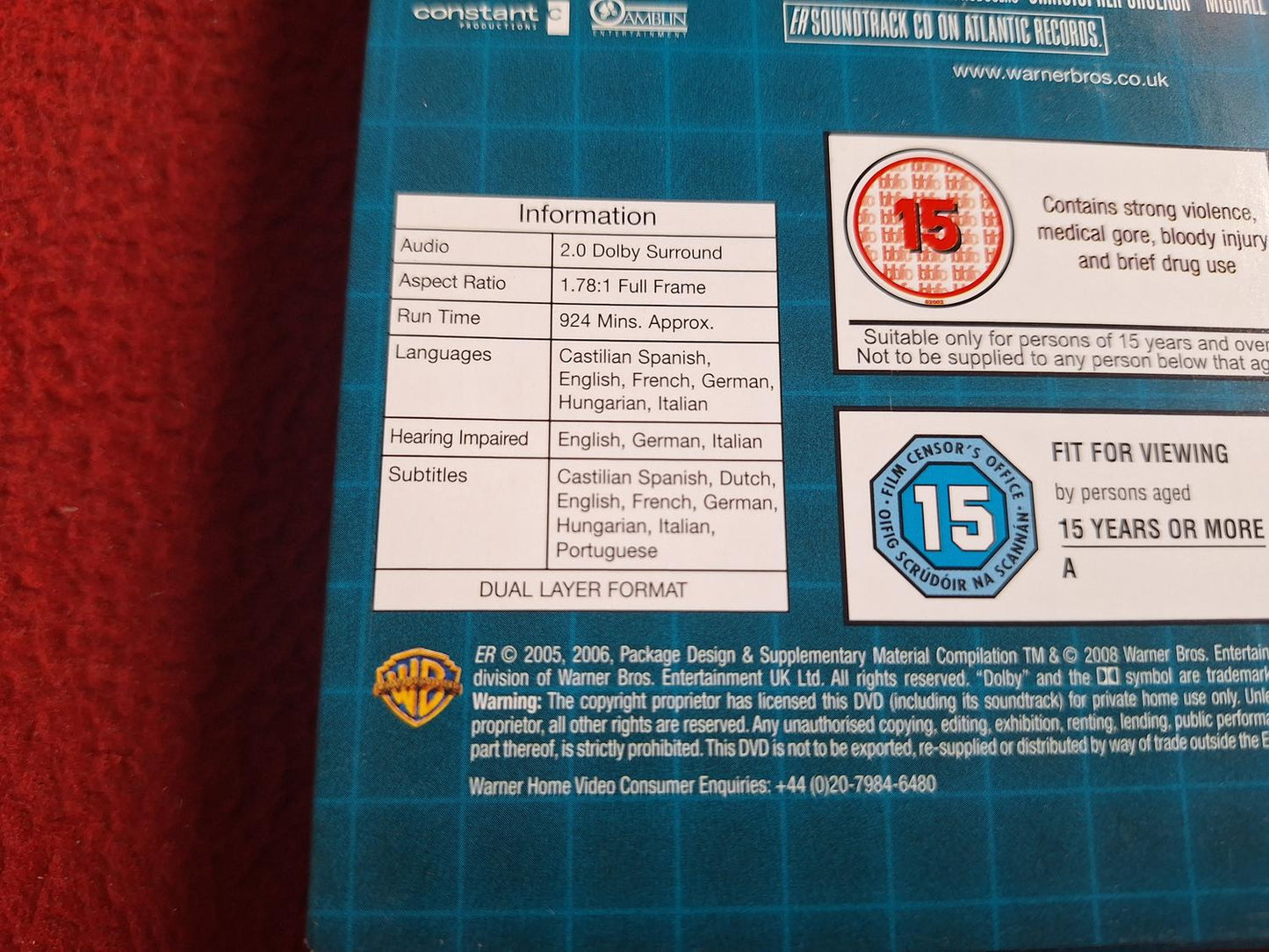 ER SEASON 12 BOX DVD