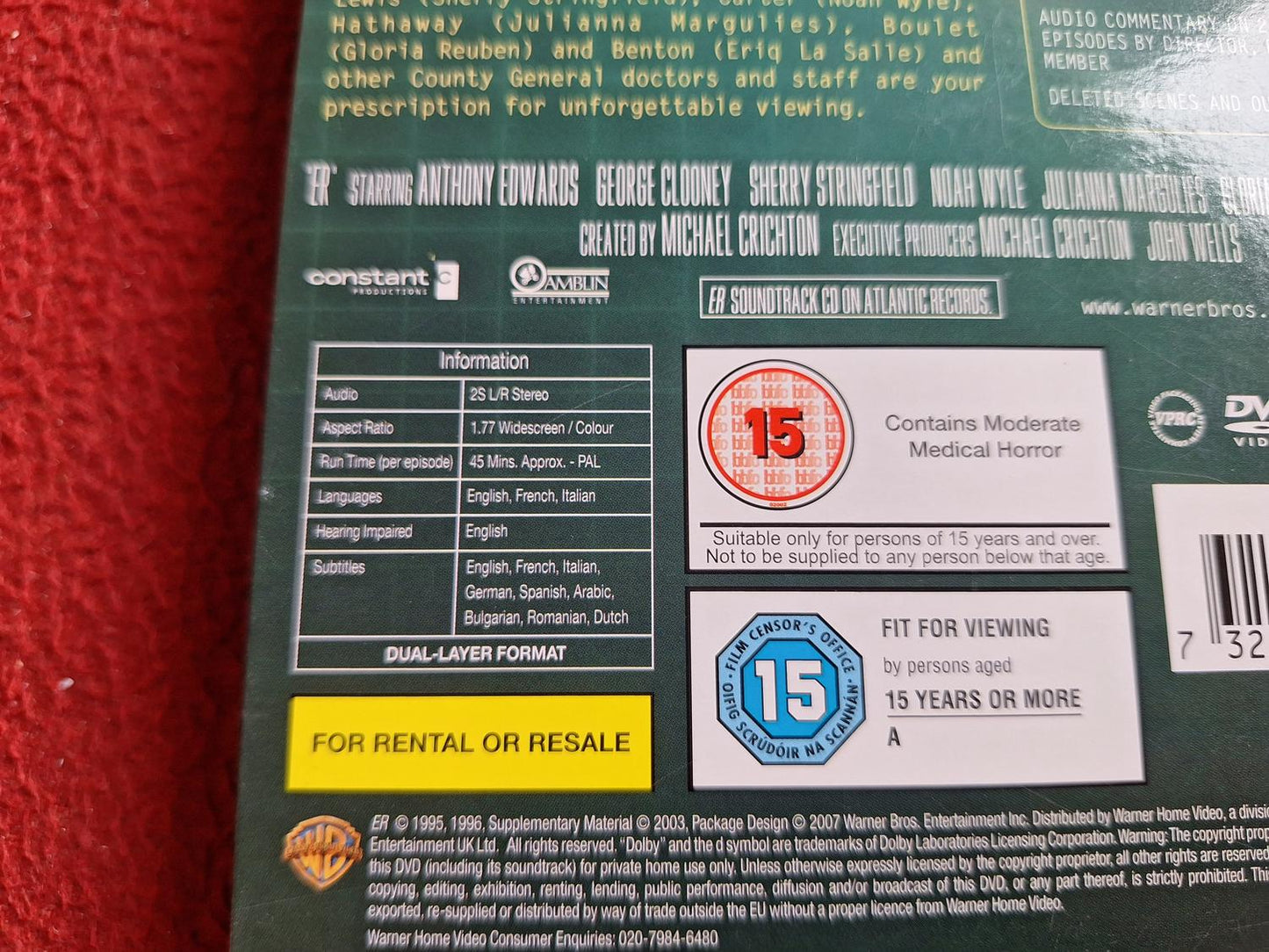 ER SEASON 2 BOX DVD