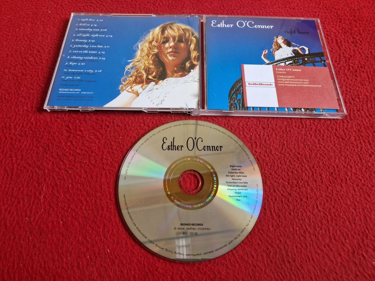 ESTHER O'CONNOR RIGHT HERE CD