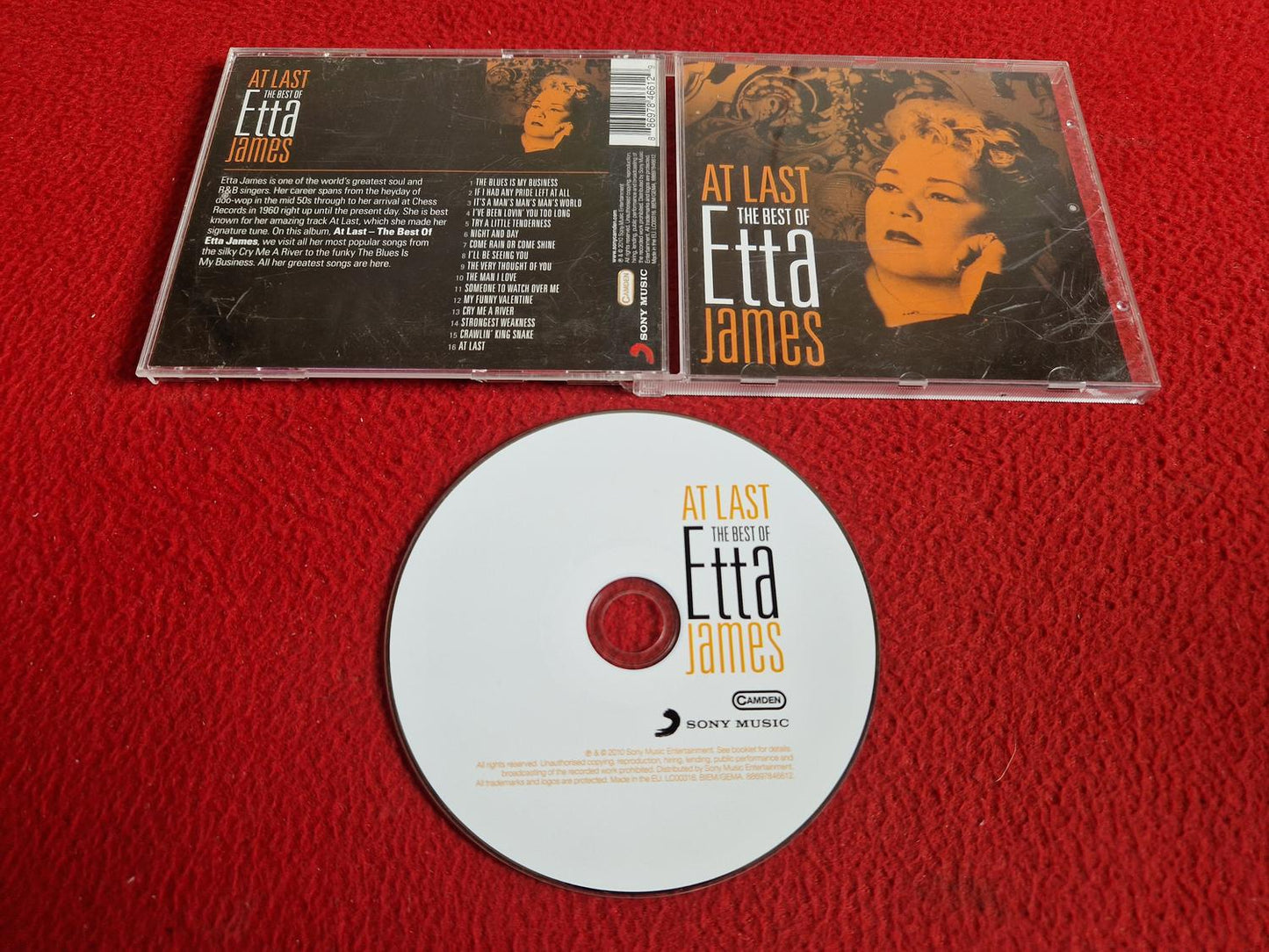 ETTA JAMES AT LAST THE BEST OF CD