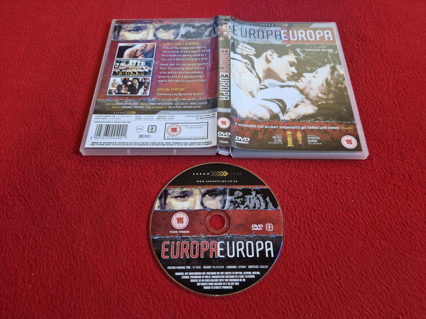 EUROPA EUROPA DVD