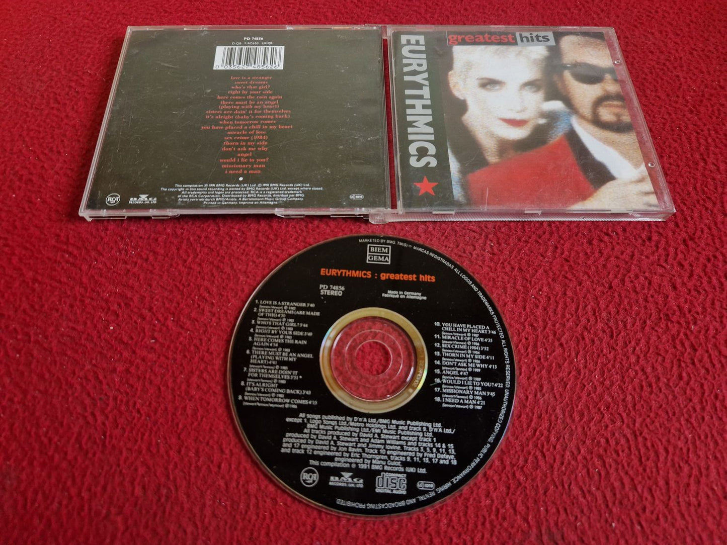 EURYTHMICS CD