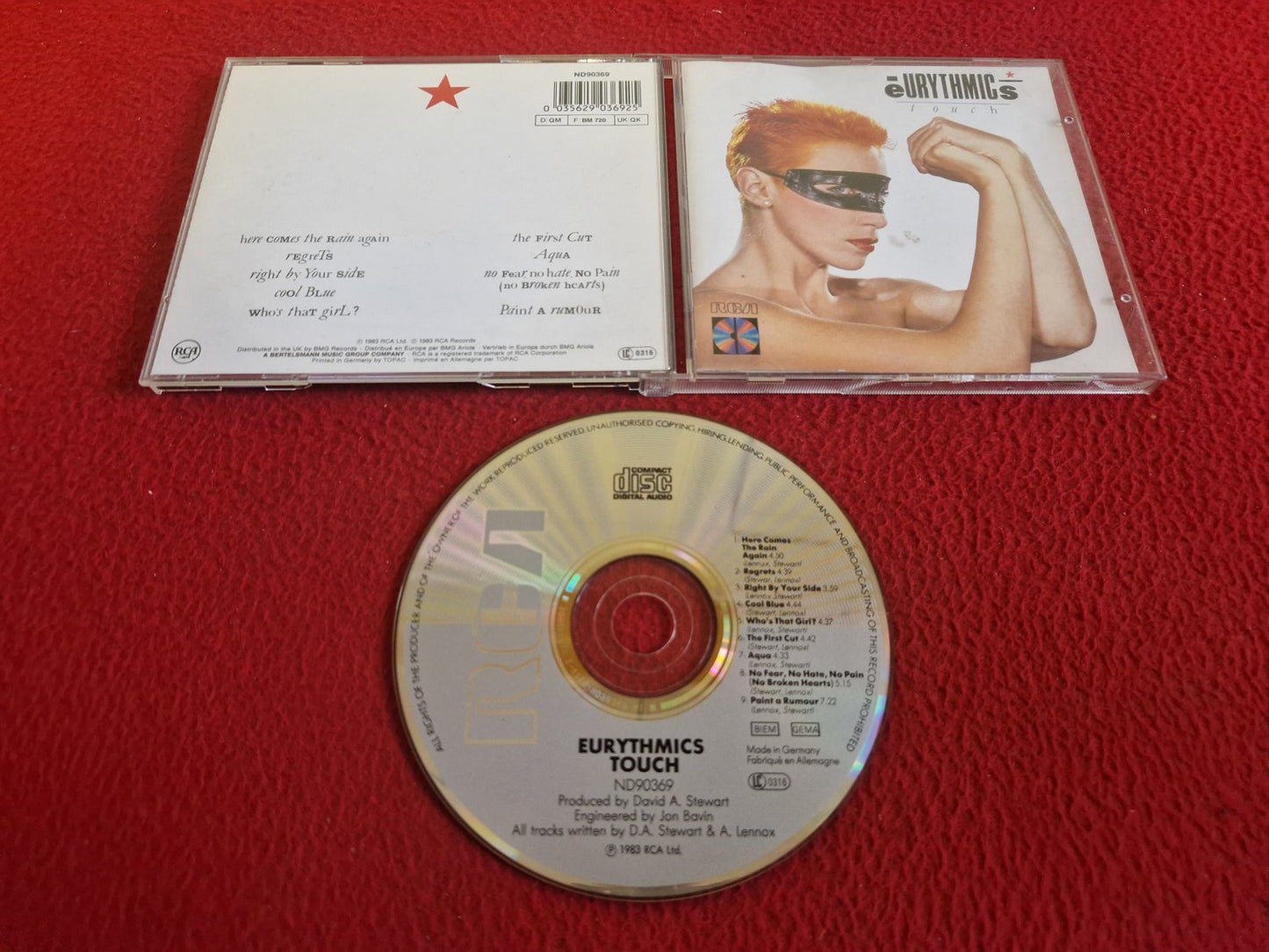 EURYTHMICS TOUCH CD