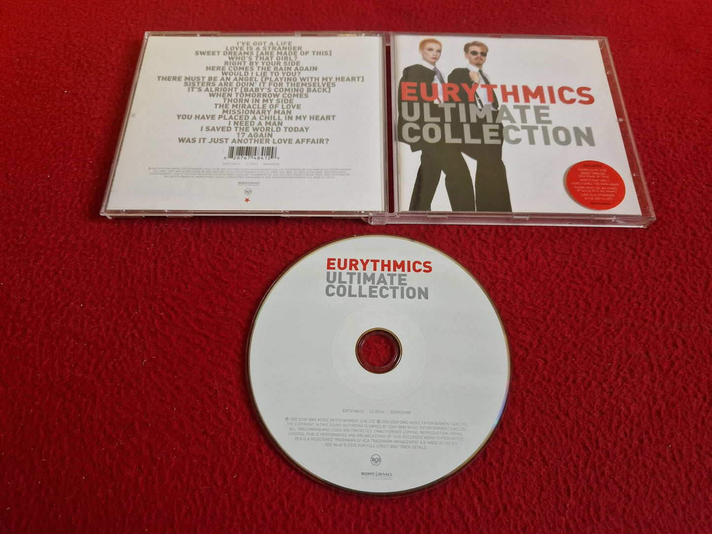 EURYTHMICS ULTIMATE COLLECTION CD