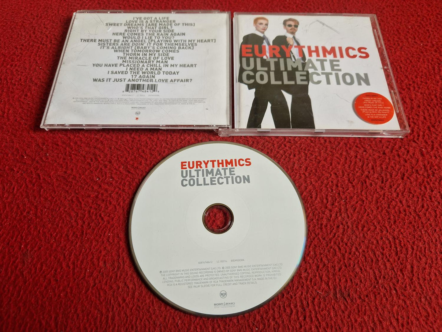 EURYTHMICS ULTIMATE COLLECTION CD