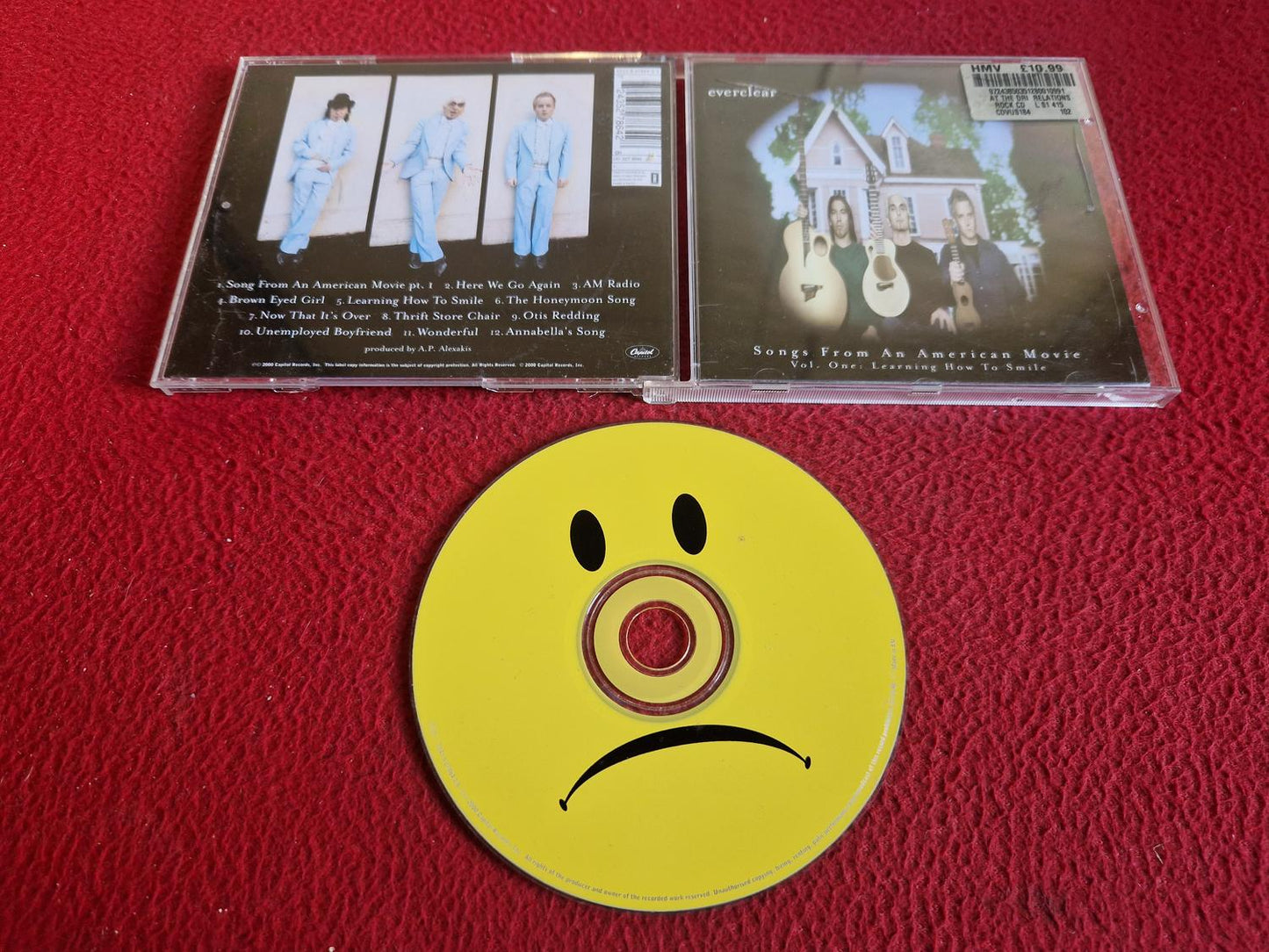 EVERCLEAR SONGS FROM AN AMERICAN MOVIE VOL ONE LEARNING HOW TO SMILE CD