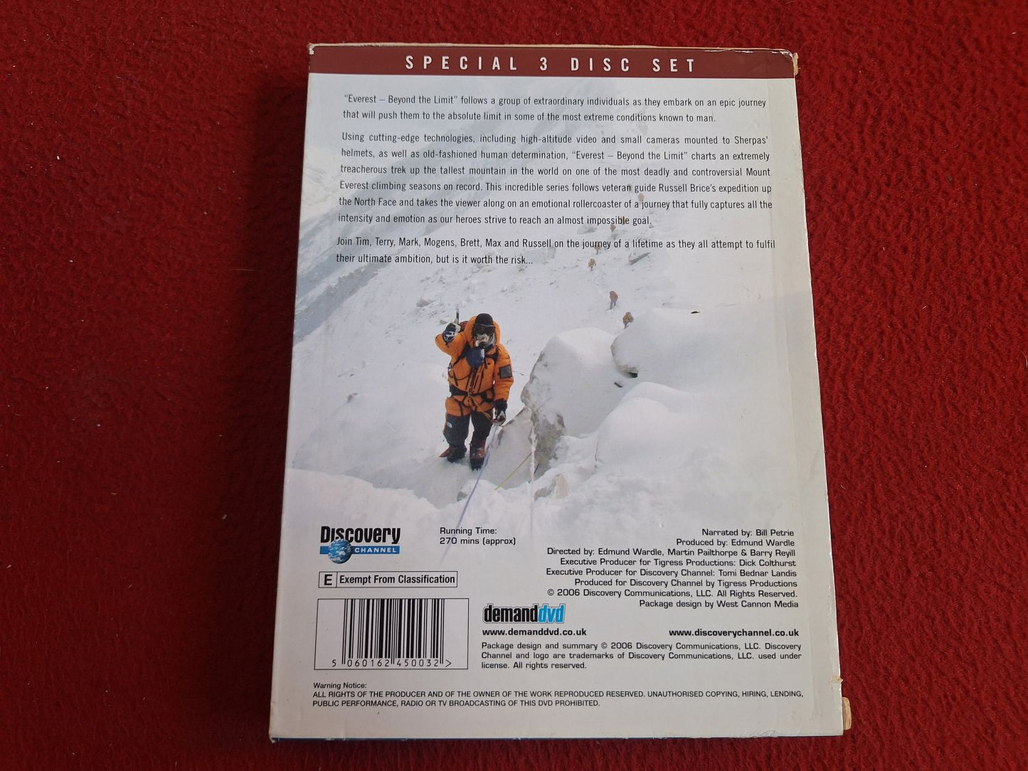 EVEREST BEYOND THE LIMIT BOX DVD