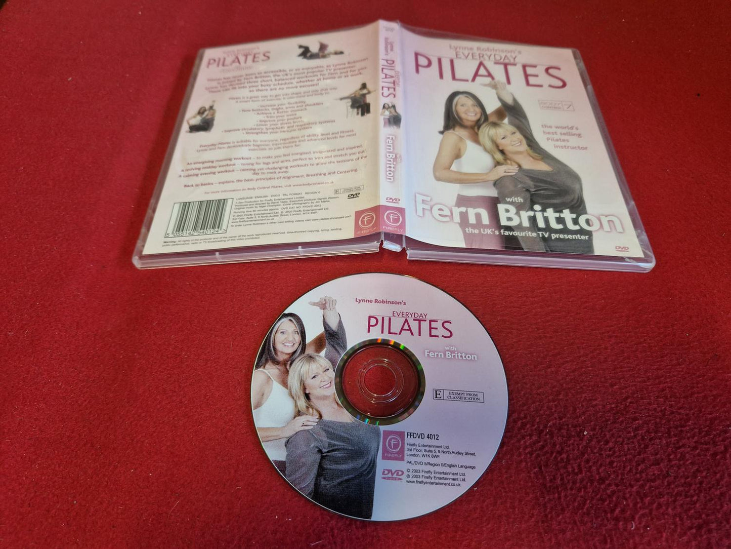 EVERYDAY PILATES LYNNE ROBINSON WITH FERN BRITTON till DVD
