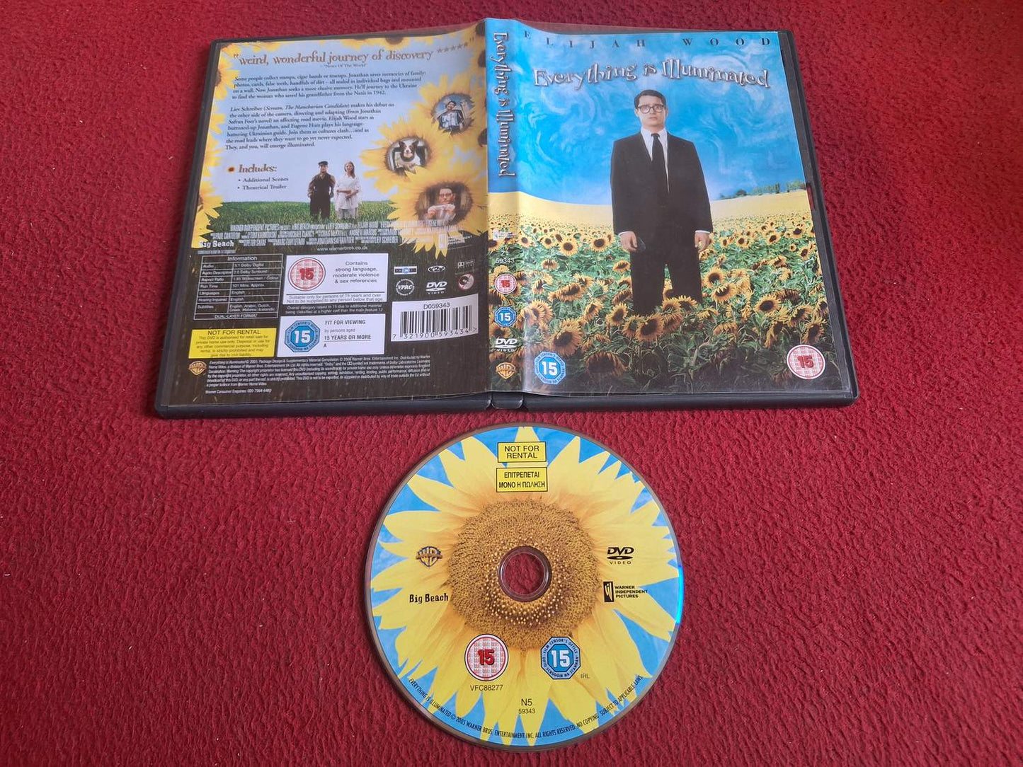 EVERYTHING IS ILLUMINATED DVD