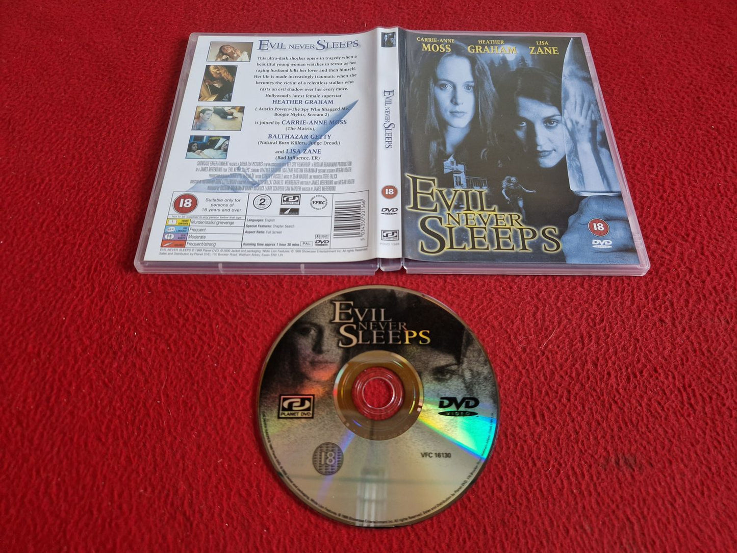 EVIL NEVER SLEEPS DVD