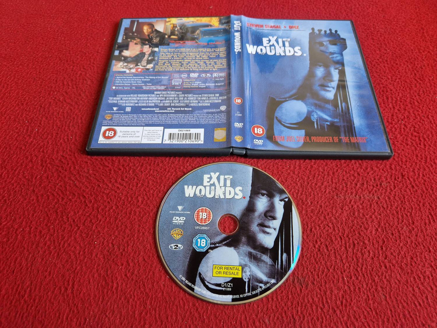 EXIT WOUNDS DVD