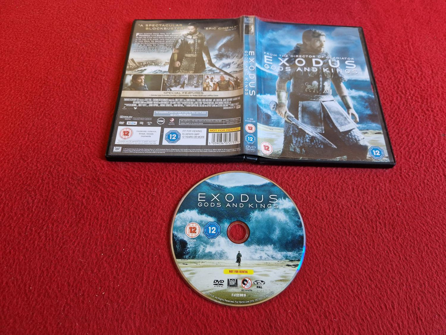 EXODUS: GODS AND KINGS DVD
