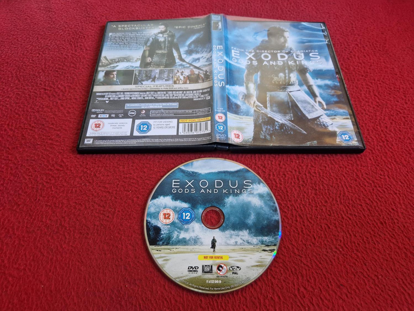 EXODUS GODS AND KINGS DVD